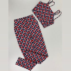 Sport set, sport bra, legging scrunch, size s